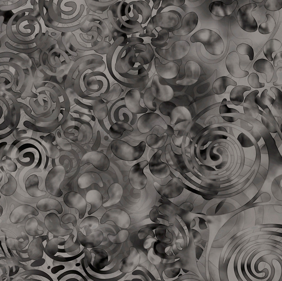 Effervescence Ombre Charcoal 28159KJ Cotton Woven Fabric