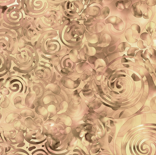 Effervescence Ombre Tan 28159AE Cotton Woven Fabric