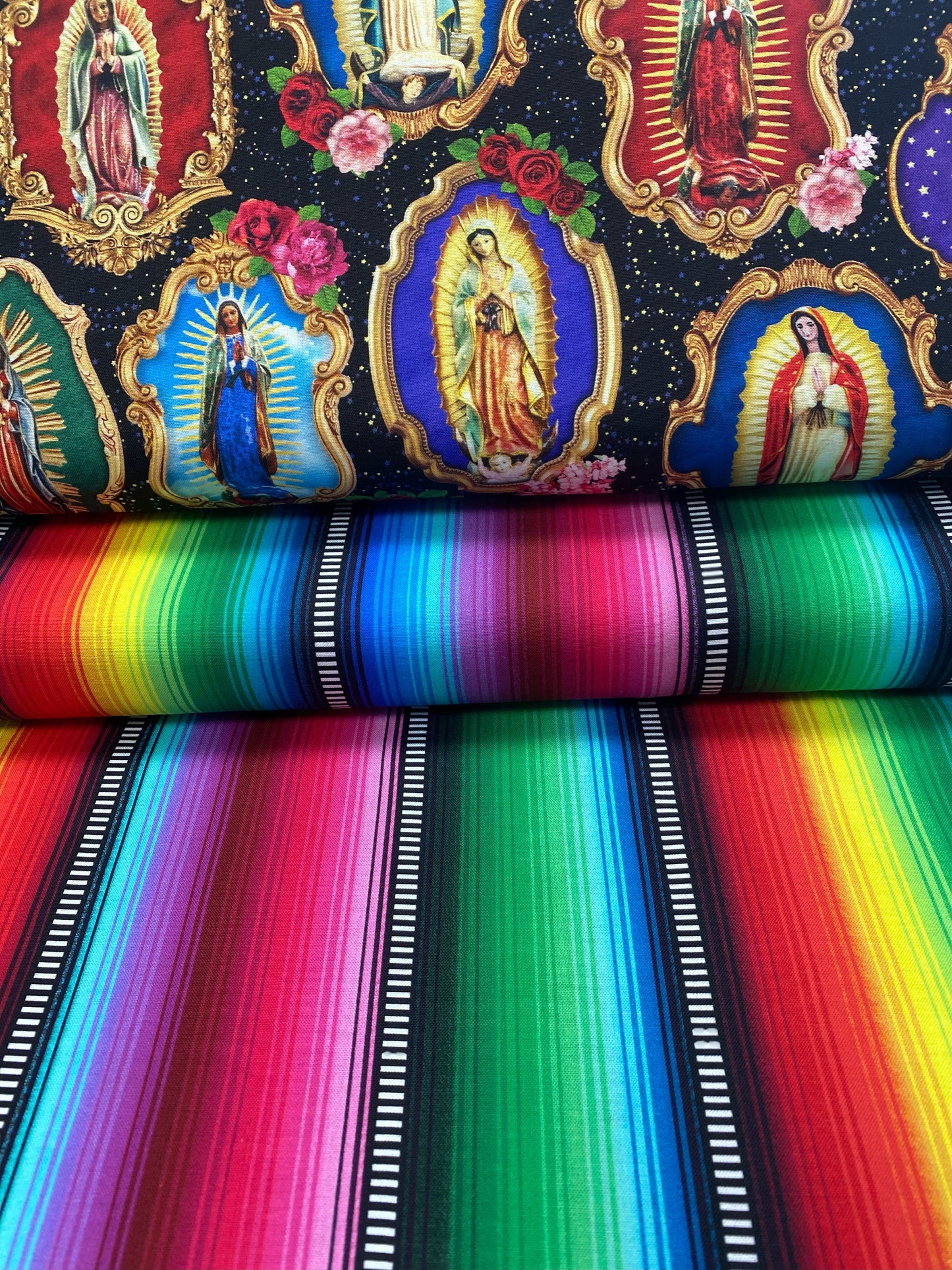 Esperanza Mexican Blanket Stripe Multi CD1584-MULTI Cotton Woven Fabric