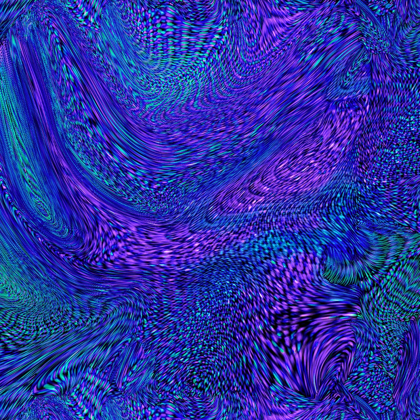 Midnight Run by Chong-A Hwang Feathered Swirly Texture Blue CD1430-BLUE Cotton Woven Fabric