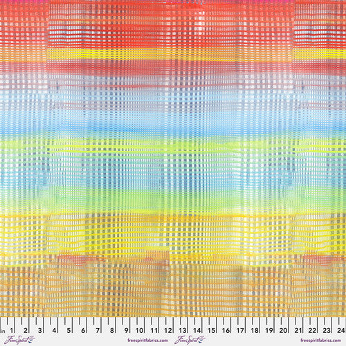 Flower Fields by Sarah Campbell First Light Multi PWSH021.MULTI Cotton Woven Fabric