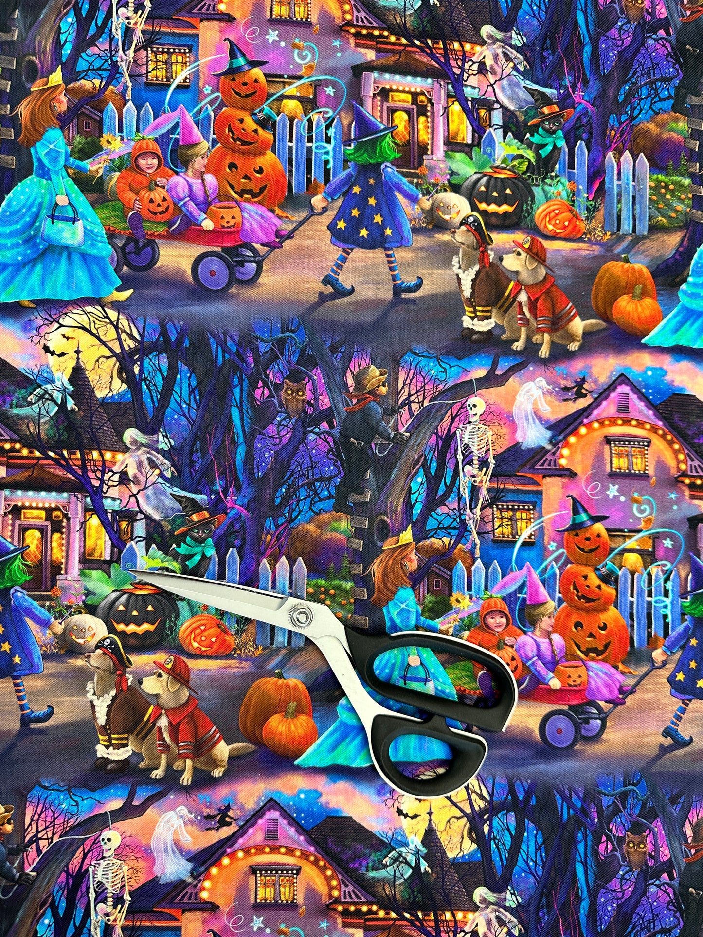 Harvest & Halloween 2024 by Four Seasons Halloween Fun GL00293C1 Cotton Woven Fabric