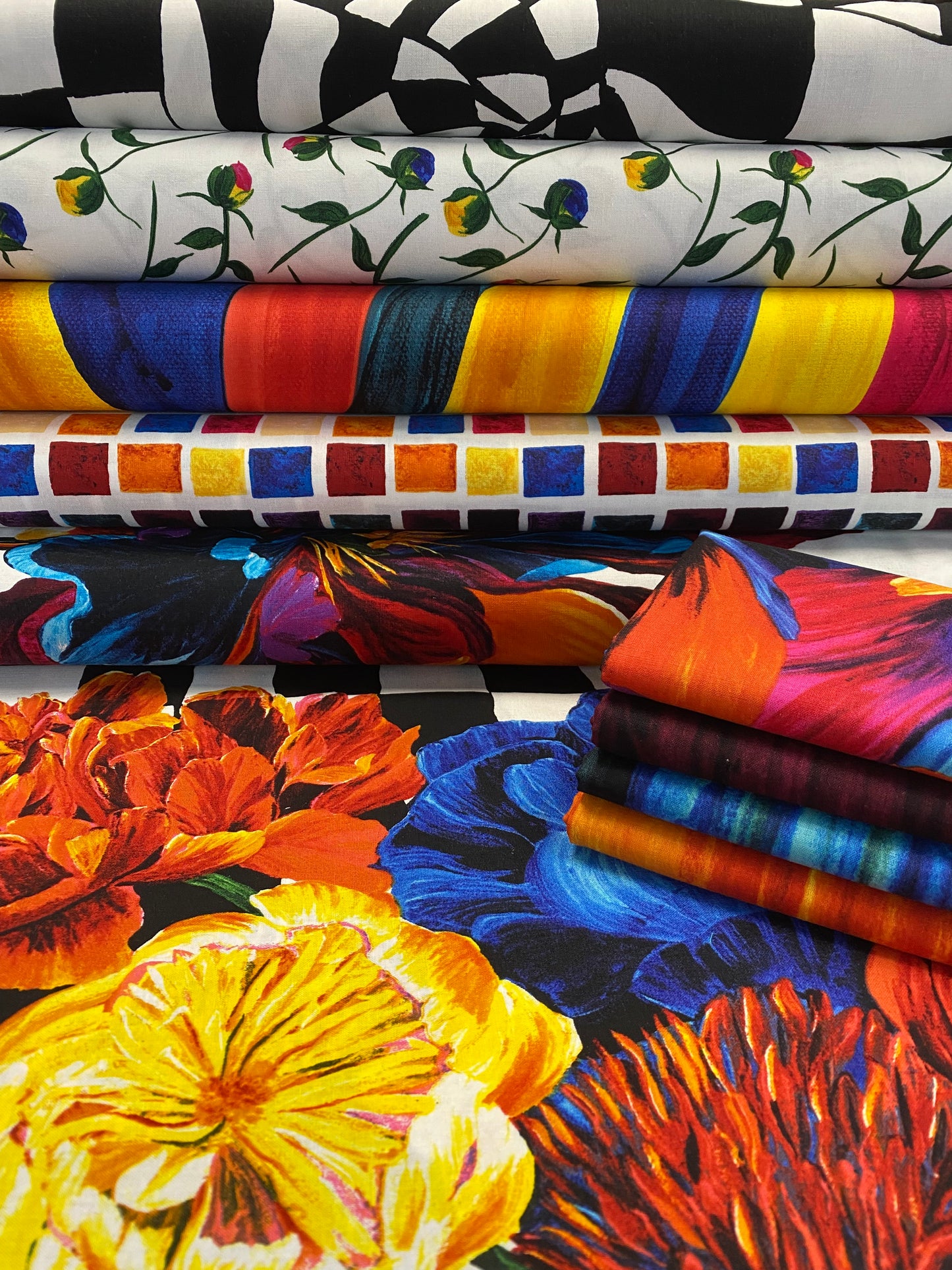 Hello Gorgeous By Stephanie Brandenburg of Frond Design Studios Swatch 40036-10 Cotton Woven Fabric