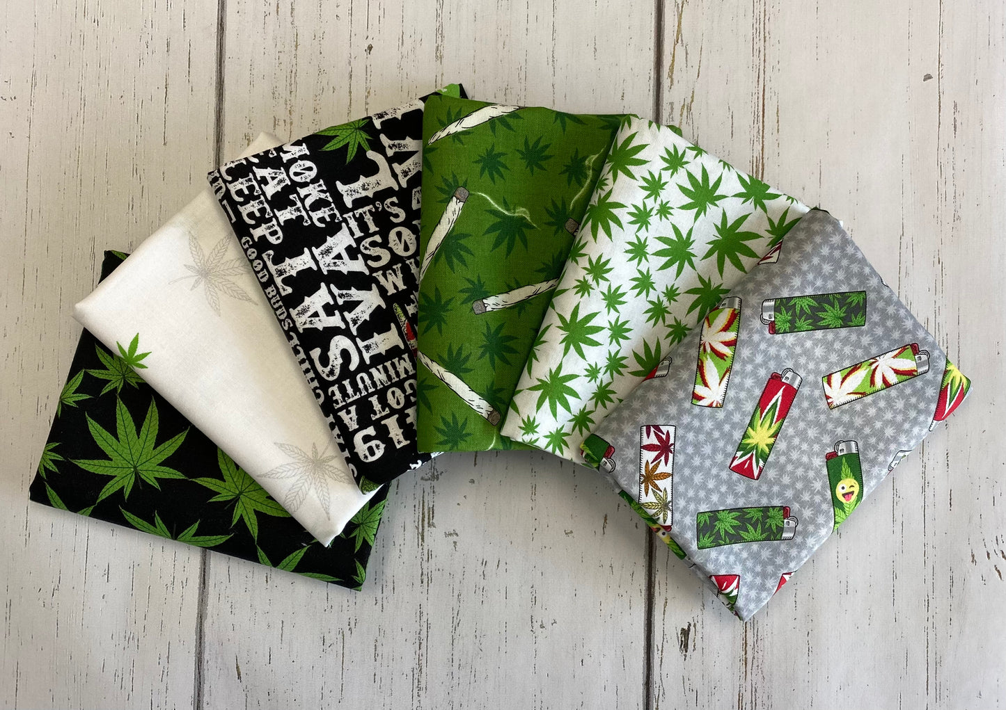 Herban Sprawl Too Joints Green 2068-66 Cotton Woven Fabric