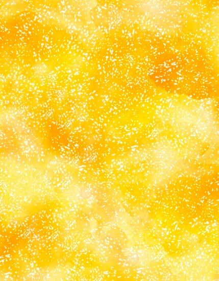 Sun Kissed Floral Yellow Speckled Cotton Woven Fabric