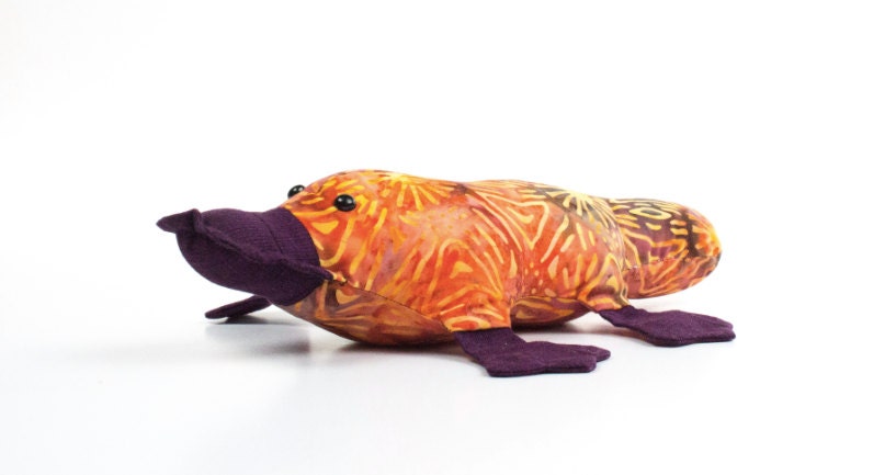 Funky Friends Factory Plattie Platypus Sewing Pattern, FF4446 PATTERN ONLY