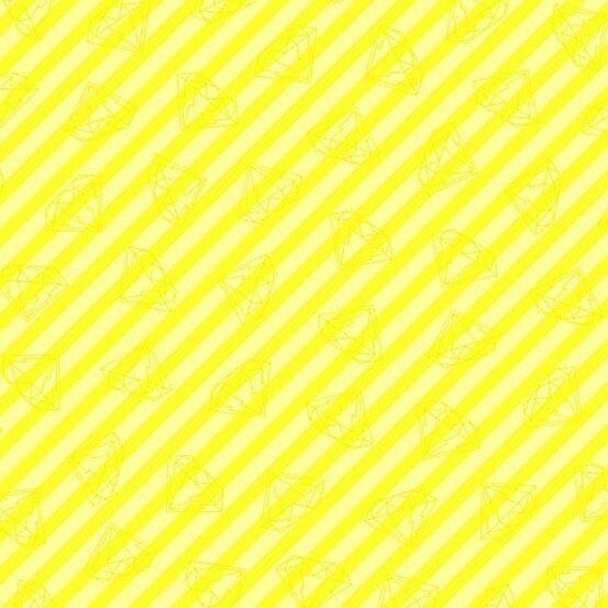 Tattooed by Libs Elliott Yellow Gem Stripe A-8441-MY Cotton Woven Fabric