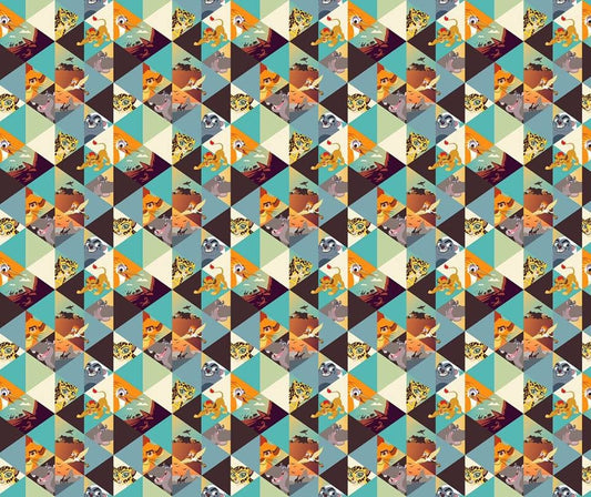 Licensed Lionguard Adventures Geo 65160-A620715 Cotton Woven Fabric