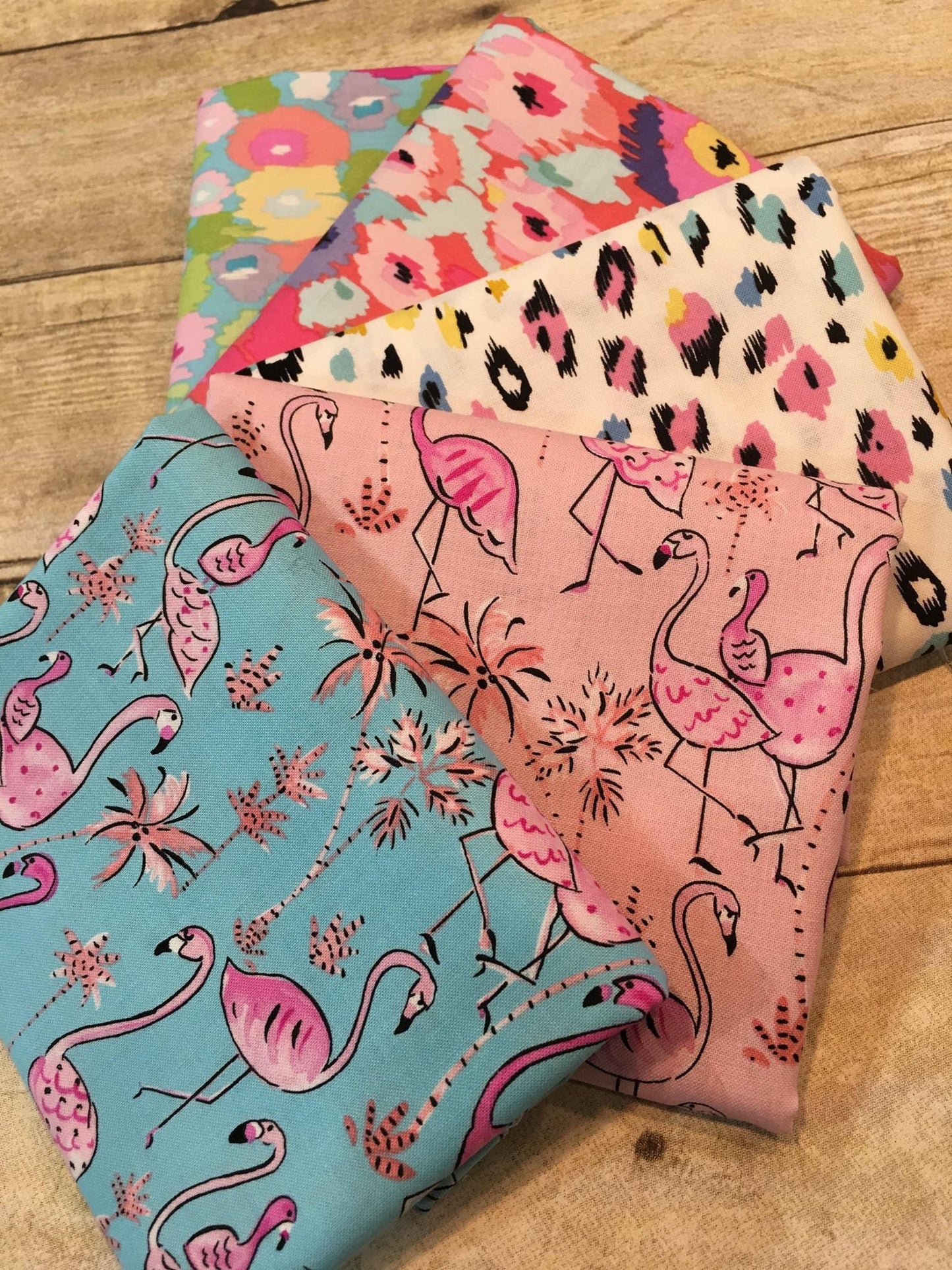 Haute Zahara by Dena Designs Multi Leopard Spots on White PWDF271 Cotton Woven Fabric