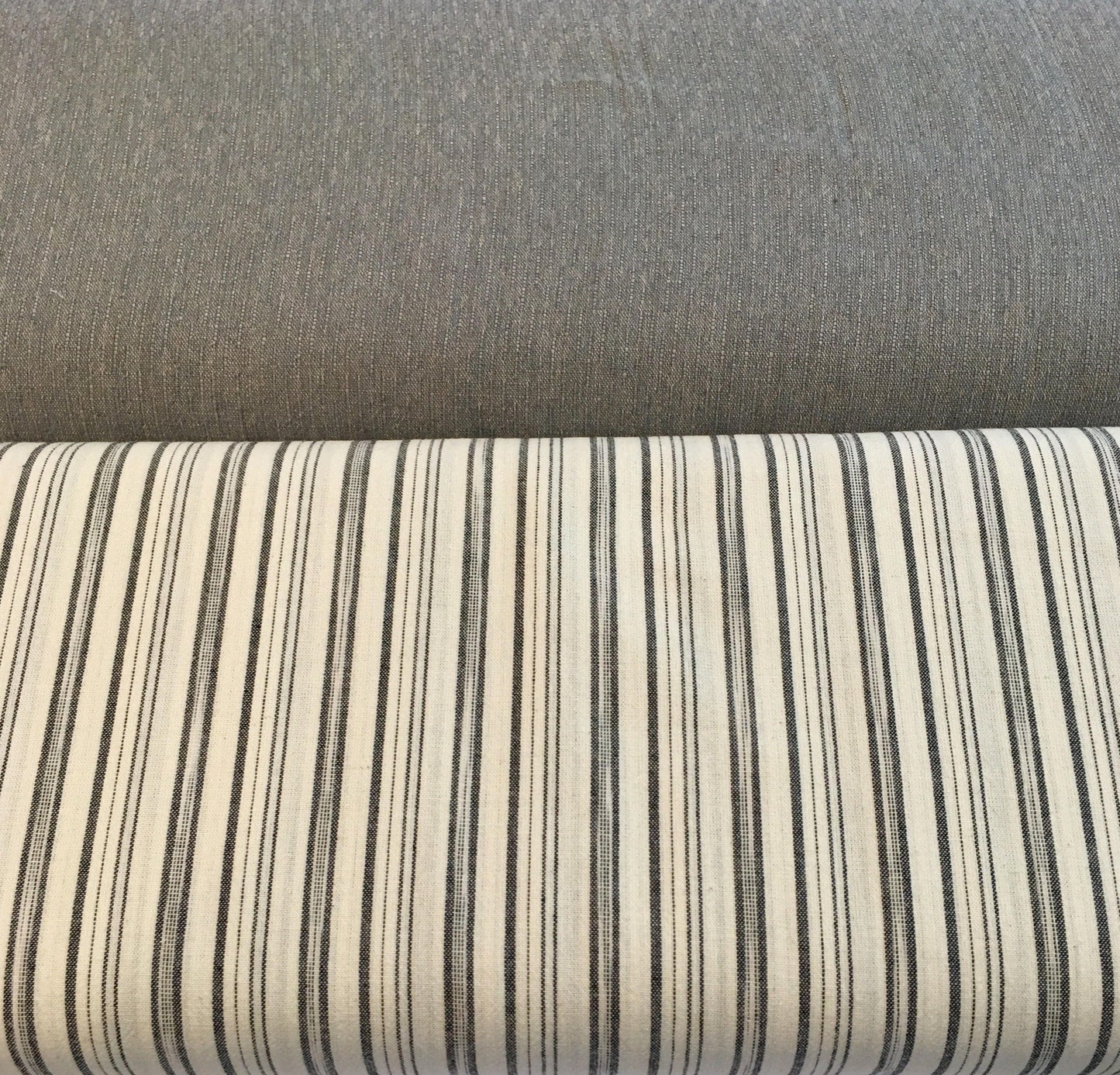 Gertrude Made Essentials Yarn Dyed Light Blue (looks more slate) TOP OF PICTURE Cotton Woven Fabric