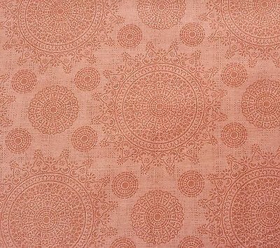 Thimble Pleasures by Dan Morris Lace Medallions Coral/Pink Medallions 24163C Cotton Woven