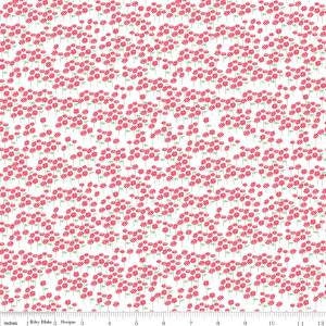 Flora and Fawn by Amanda Herring Field White C6735-WHITE Cotton Woven Fabric