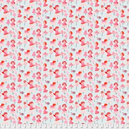 Wings and Things by David Walker Fairy Garden Primrose PWDW141.PRIMR Cotton Woven Fabric