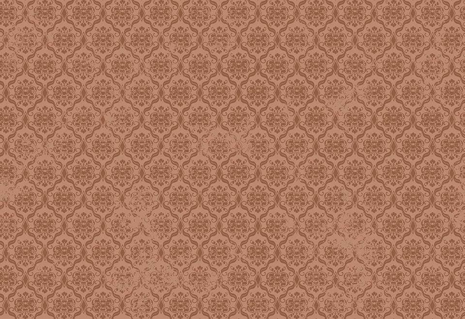 Licensed Santoro Birds of a Feather Damask Brown 26207A Cotton Woven Fabric
