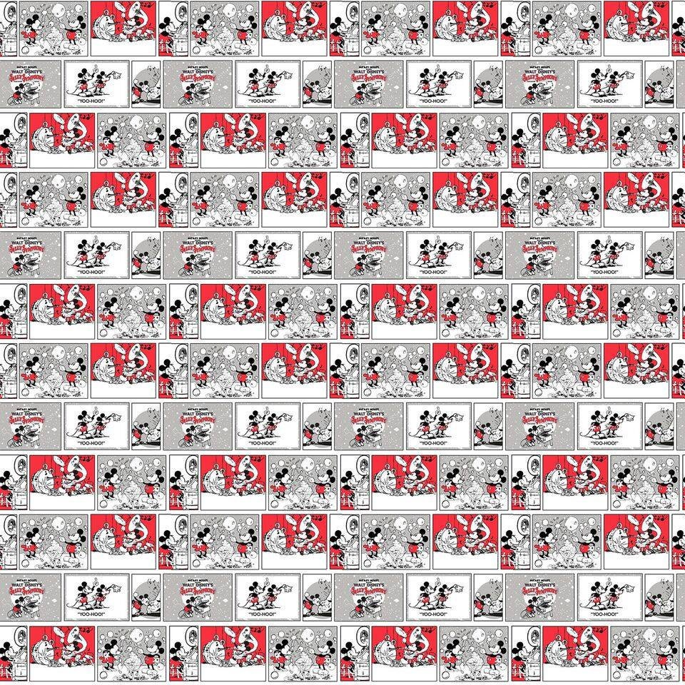 Licensed Mickey & Minnie A Love Affair 65924-A620715 Cotton Woven Fabric