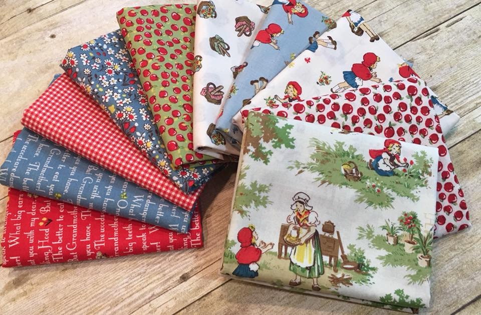 Little Red Riding Hood Apples 50301-3 Cotton Woven Fabric