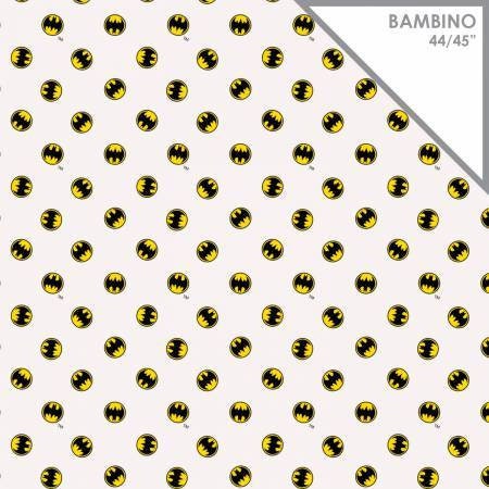 DC Comics Batman Logo Bambino Double Gauze Baby Fabric