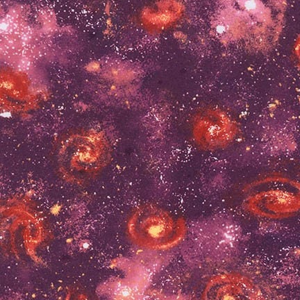 Laguna Jersey Prints Red Galaxy Cotton Lycra Knit