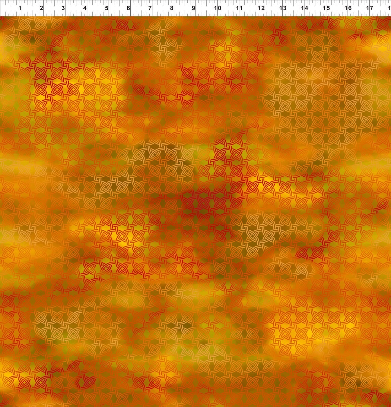 Dreamscapes by Jason Yenter Geo Circles in Apricot 7JYH-1 Cotton Woven Fabric