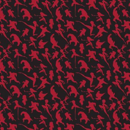 Disney Pixar Incredibles Silhouettes Cotton Woven Fabric