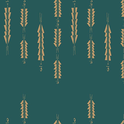 Rainforest Aura Fletchings KF-1503-1 Cotton Spandex Knit