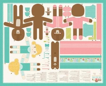 Home Sweet Home by Stacy Iest Hsu Goldilocks and the Three Bears 36" Panel Cotton Woven Panel