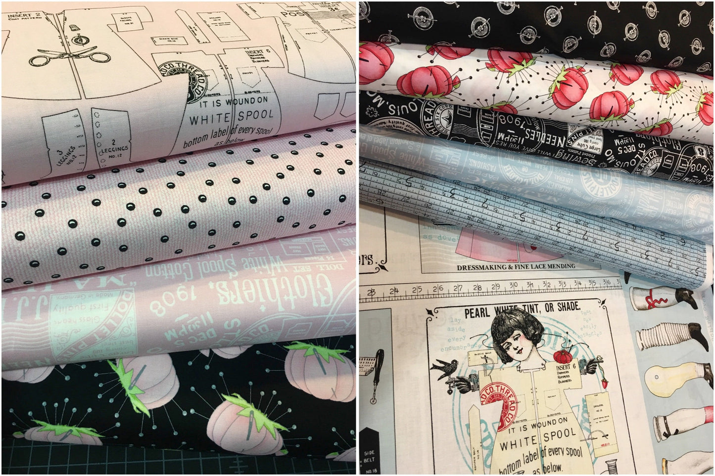 Paperdoll by J Wecker Frisch Black Polka Button Cotton Woven Fabric