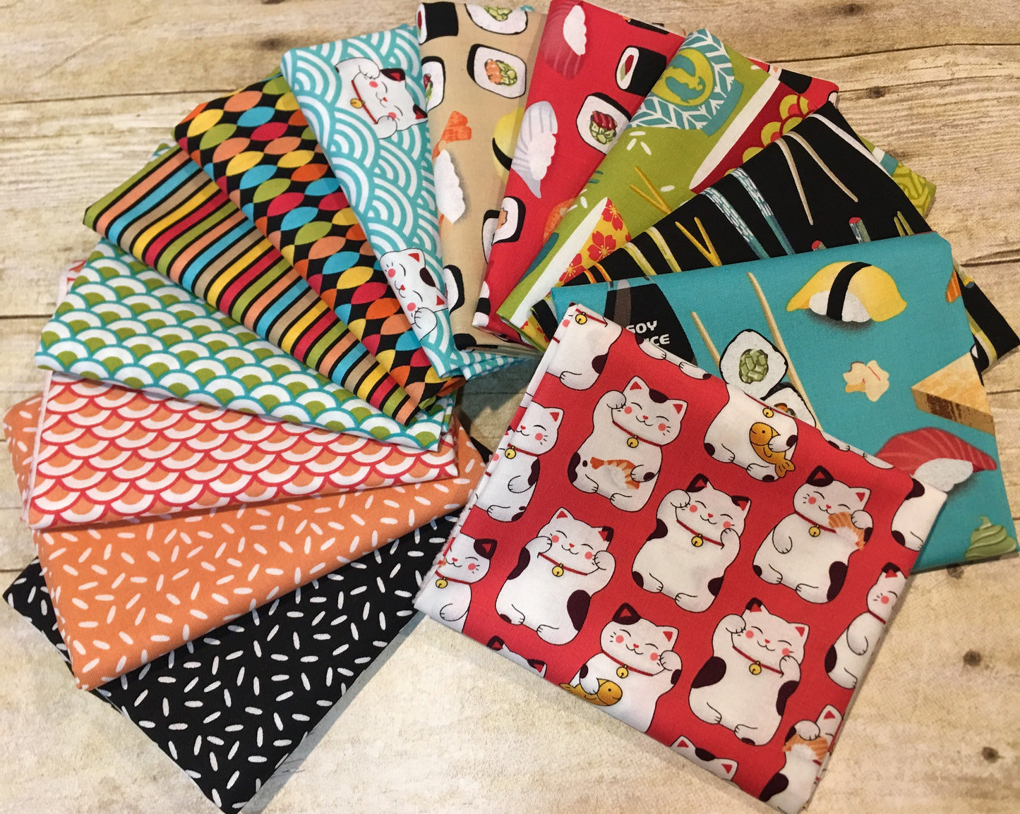 Sushi Sushi Diamonds 22368-99 Cotton Woven Fabric