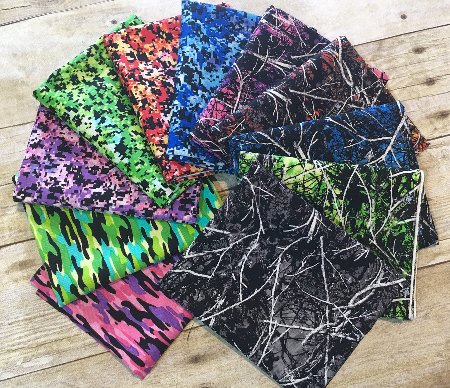 Digital Camo Purple 1185-PURPLE Cotton Woven Fabric