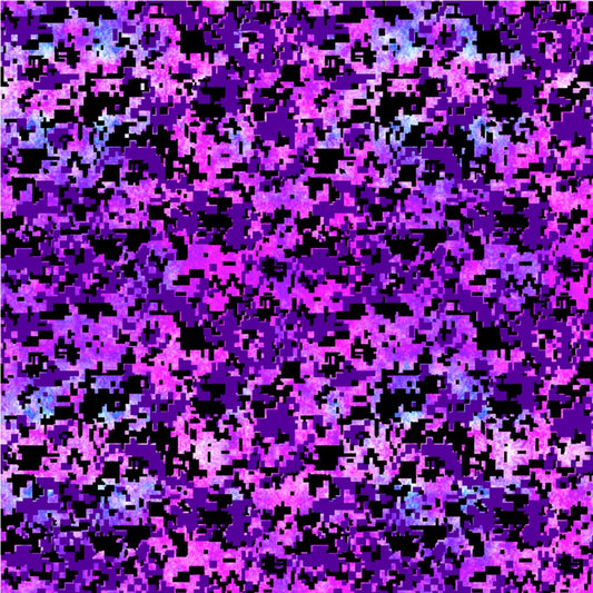 Digital Camo Purple 1185-PURPLE Cotton Woven Fabric
