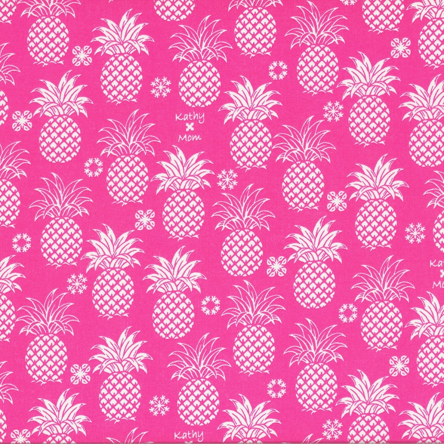 Kathy Mom 2018 Collection Pink Pineapples 20110L-21 Cotton Woven