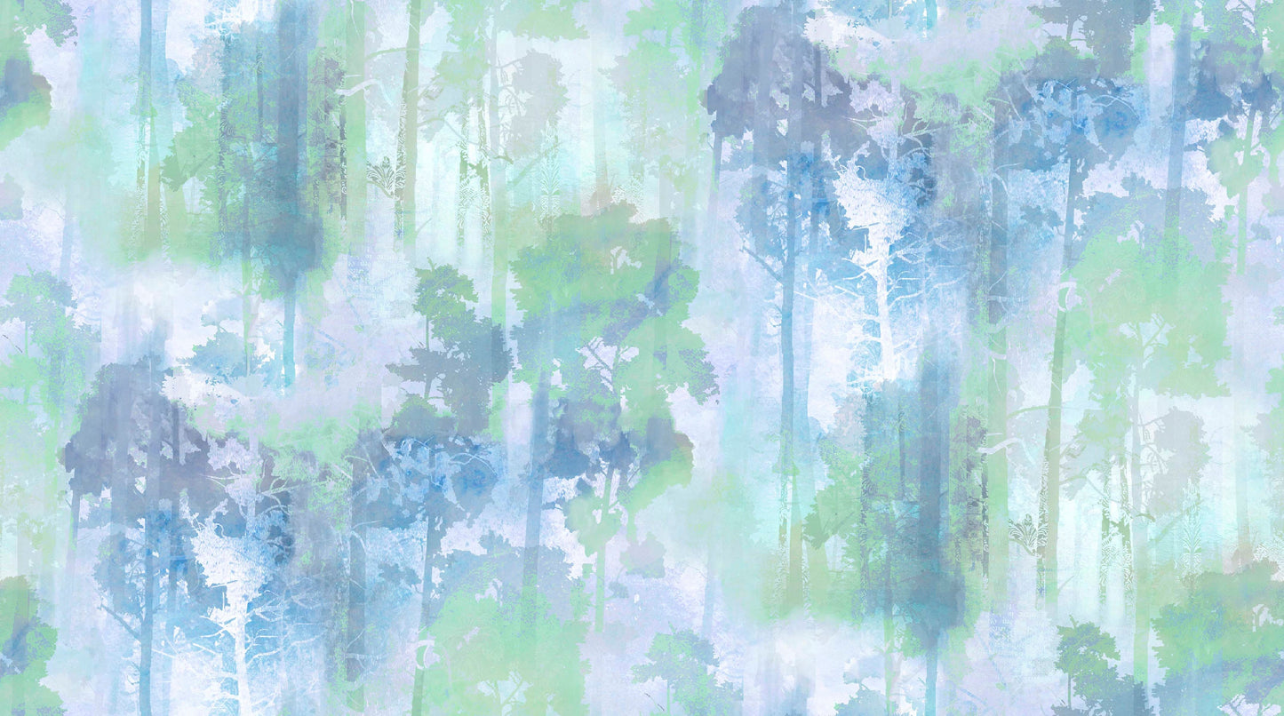 In the Meadow by Connie Haley Forest  14490-MULTI Digitally Printed Cotton Woven Fabric