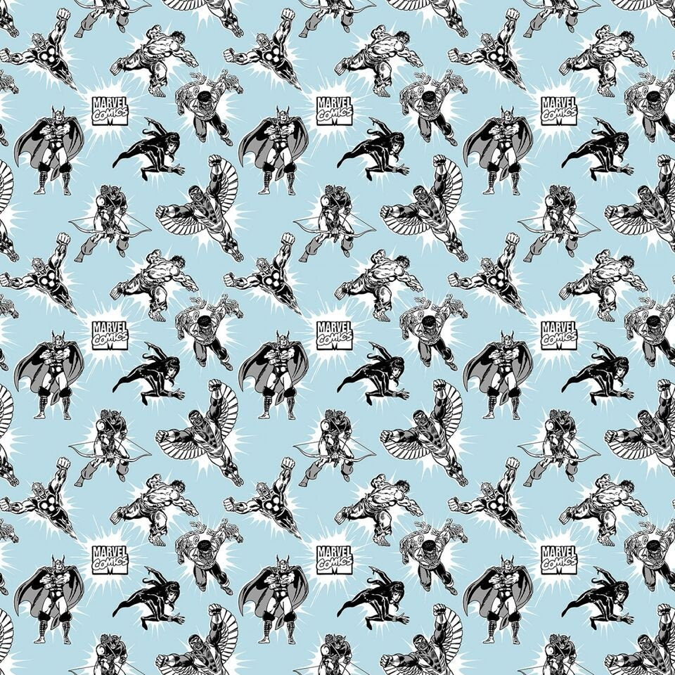 Marvel Power Up 672609130715 Licensed Cotton Woven Fabric