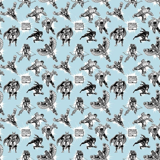 Marvel Power Up 672609130715 Licensed Cotton Woven Fabric