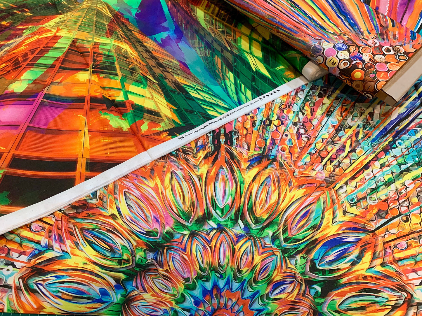 Peter Parling Digital 42" Square Panel 4545-102 Cotton Woven Panel