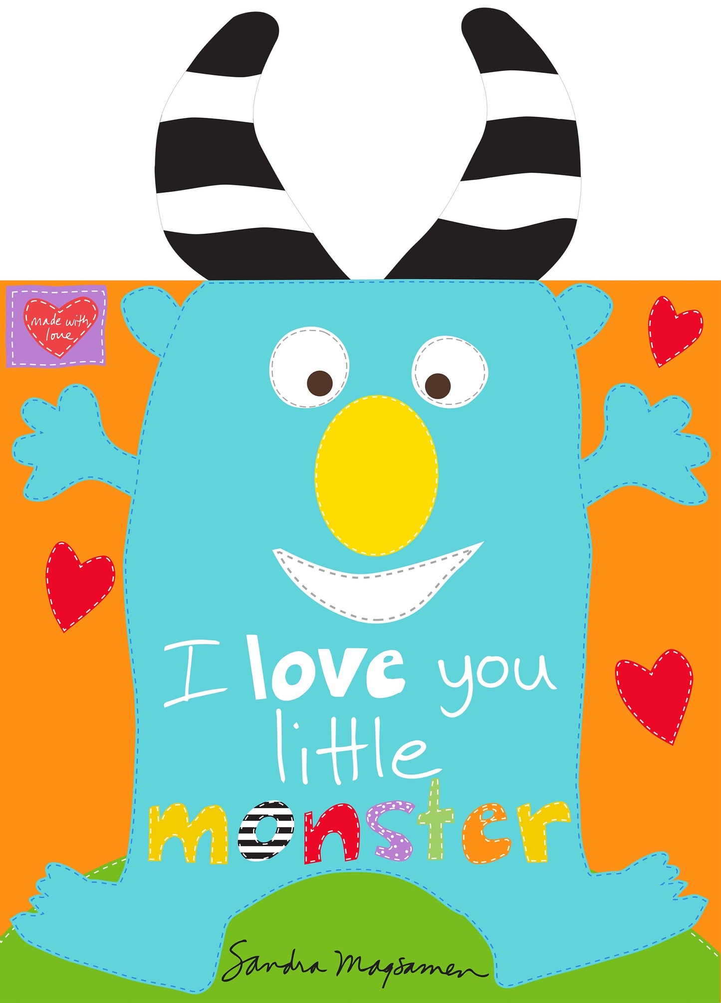 Huggable and Lovable VI by Sandra Magsamen 36" Panel Little Monster Book 4614P-1 Cotton Woven Panel