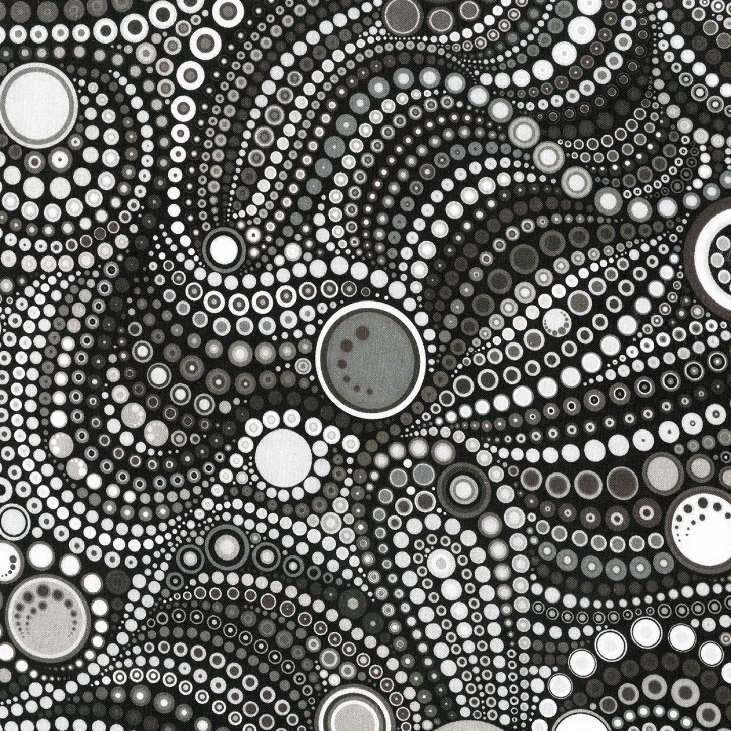 Effervescence 108" Pepper Circles & DotsAAQXD-18493-188 108" Wideback Quilt Backing