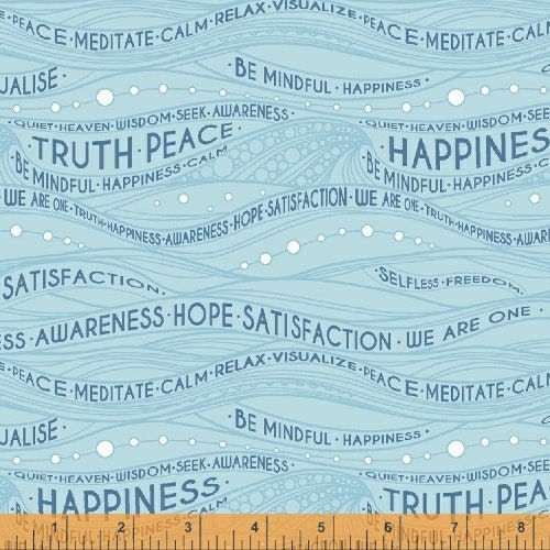 Be Mindful by Whistler Studios Spa Mindful 51031-4 Cotton Woven Fabric