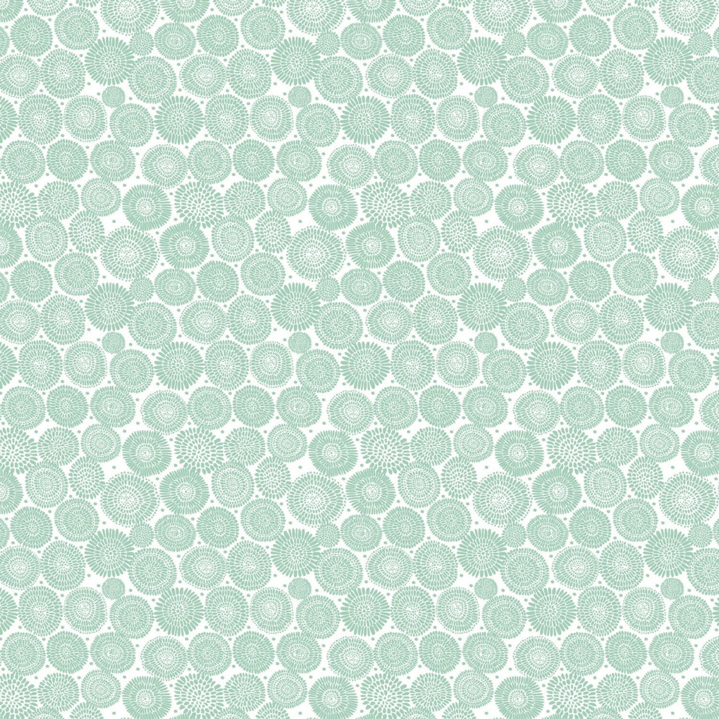 Urban Jungle by Vicky Yorke Aqua Flowers 30180204-1 Cotton Woven Fabric