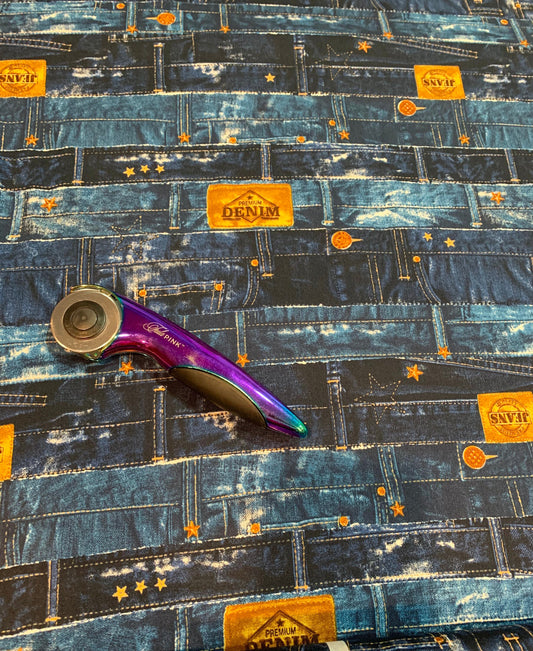 Blue Jeans SP1840 Color 4A 100% Cotton Oxford Fabric