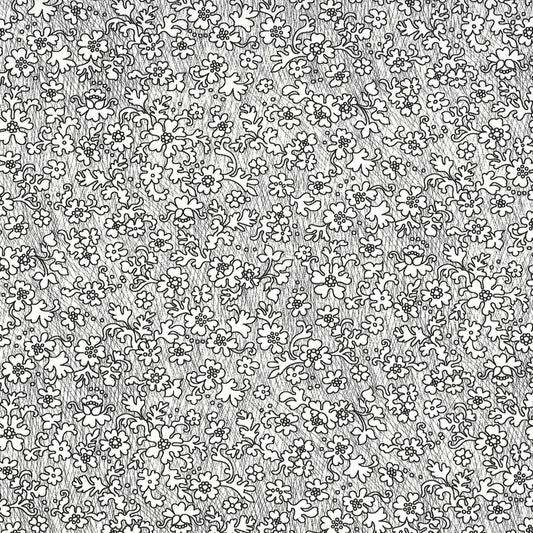 Boudoir by Gertie Ebony Lacey DC8503-EBON Cotton Woven Fabric