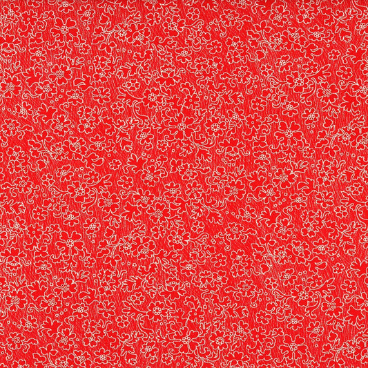 Boudoir by Gertie Red Lacey DC8503-RED Cotton Woven Fabric