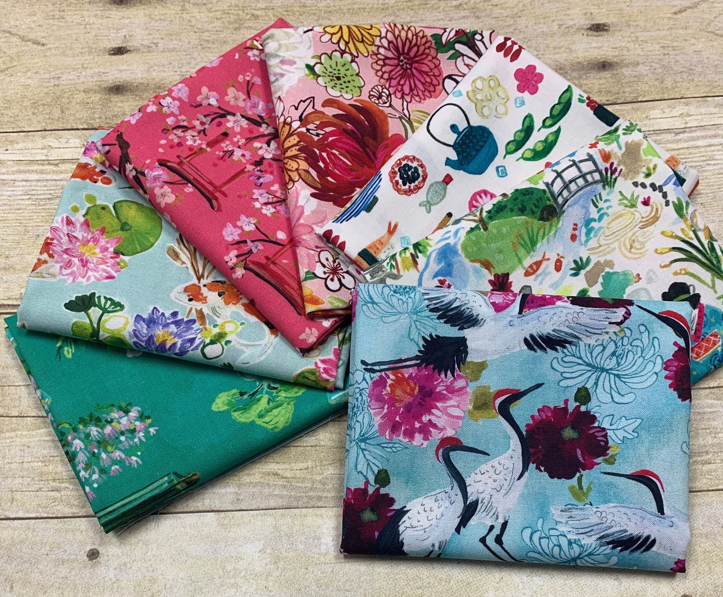 Tokyo Dreams by August Wren Kyoto Dream ST-DAW1393WH Cotton Woven Fabric