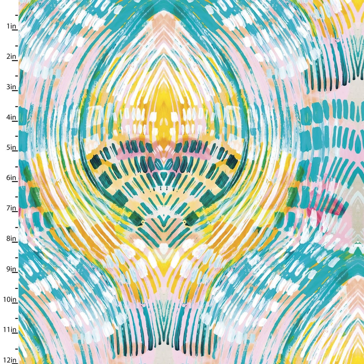 Artsy Brights Digital Contour 14858-MULTI Cotton Woven Fabric
