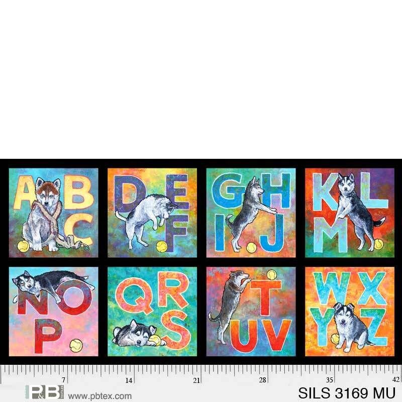 Silly Siberian by Jon Van Zyle Digitally Printed 24" Panel SILS3169MU Cotton Woven Panel