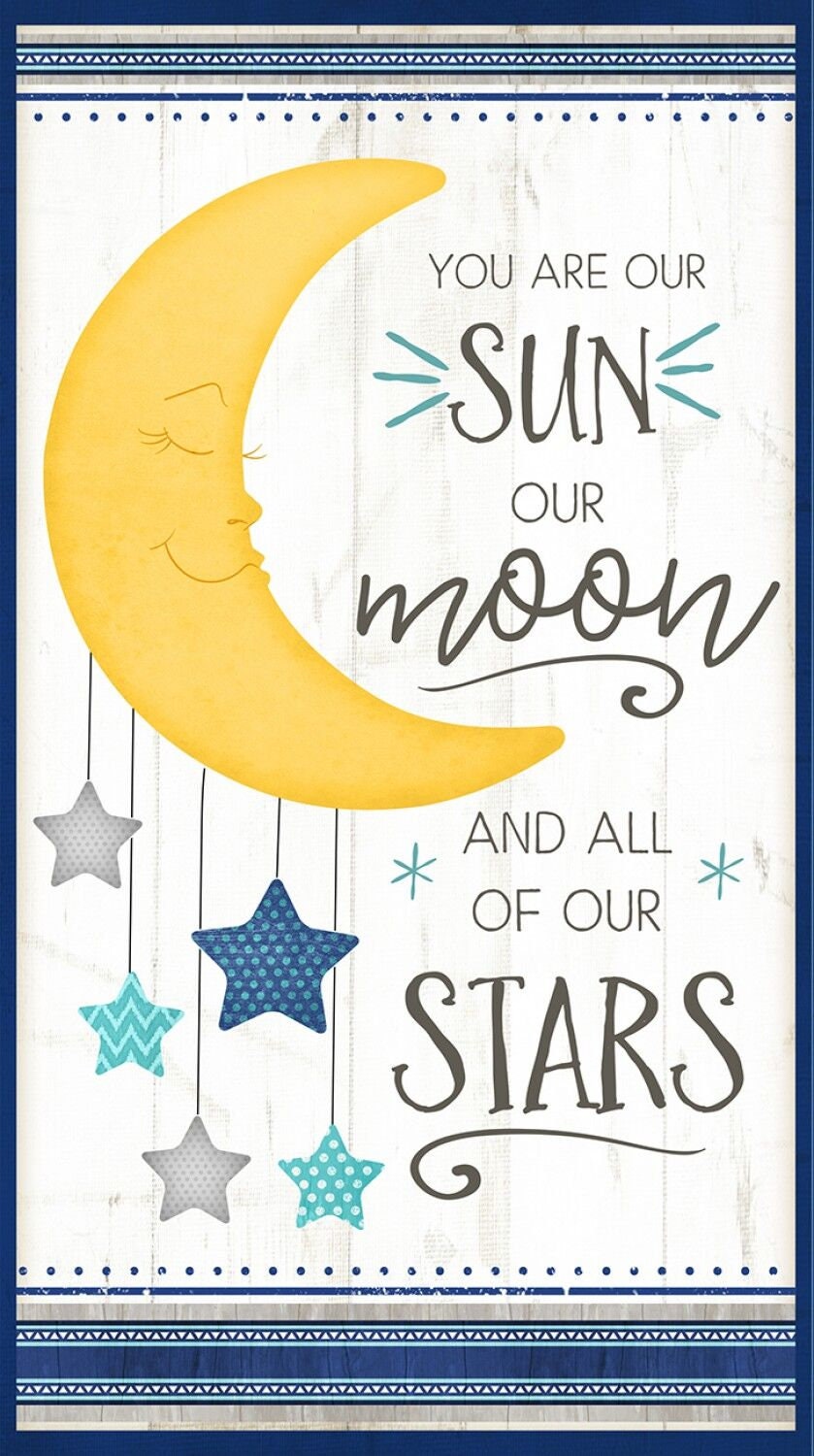 All Our Stars by Jennifer Pugh 24" Panel 82575-154 Cotton Woven