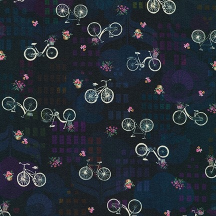 Happy Place Knits WELD-19462-438 Night Cotton/Spandex Knit Fabric