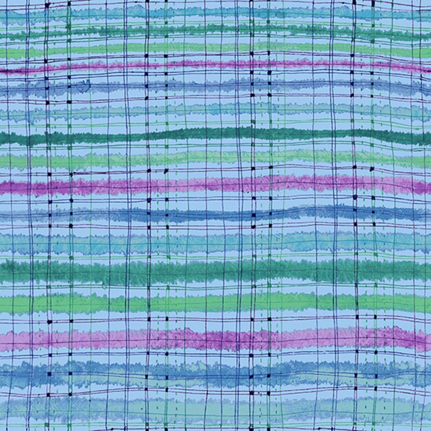 Bloom Bloom Butterfly Picnic Blanket Sea Breeze RJ1204J-SE3 Cotton Woven Fabric