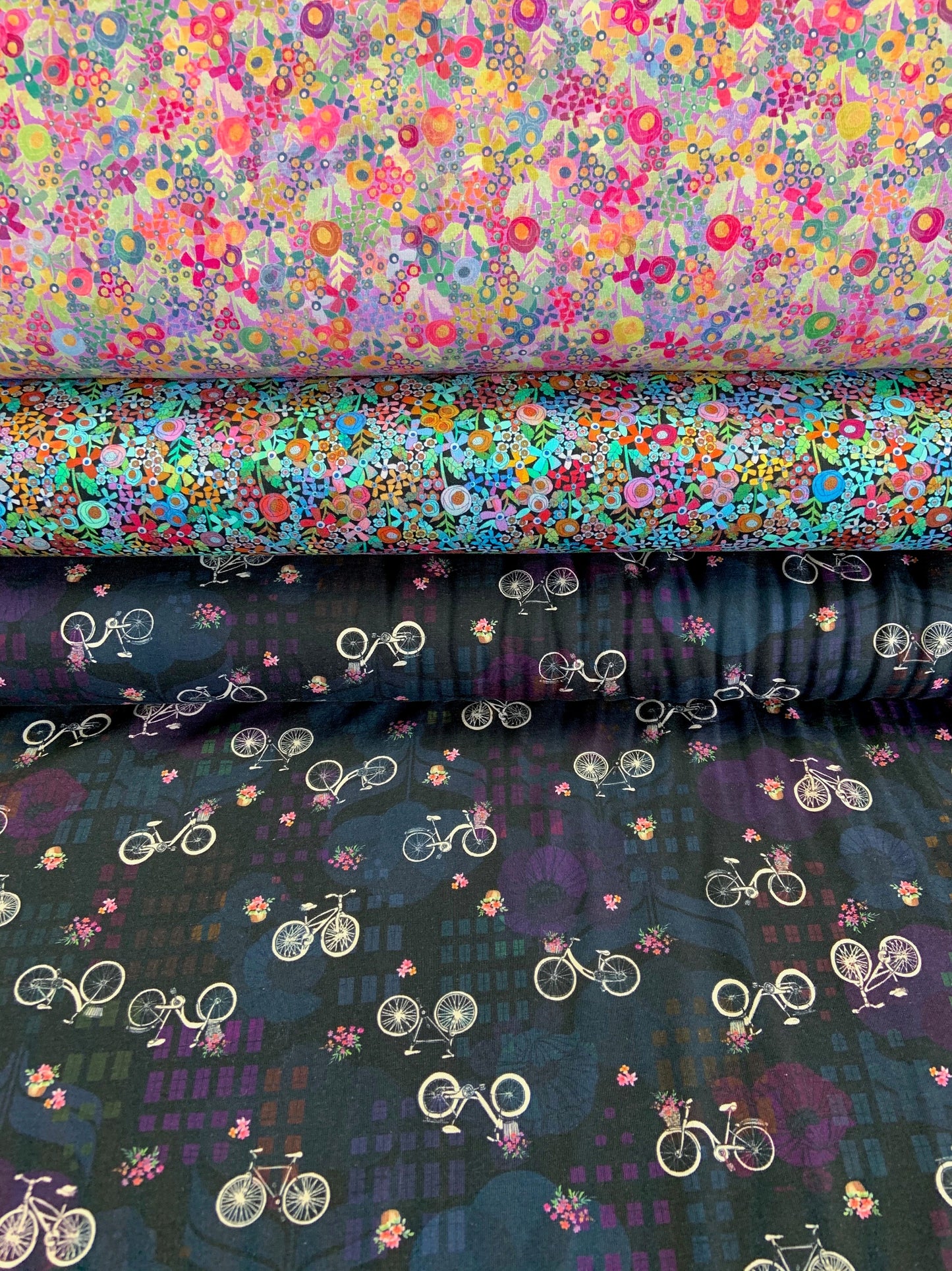 Happy Place Knits WELD-19462-438 Night Cotton/Spandex Knit Fabric