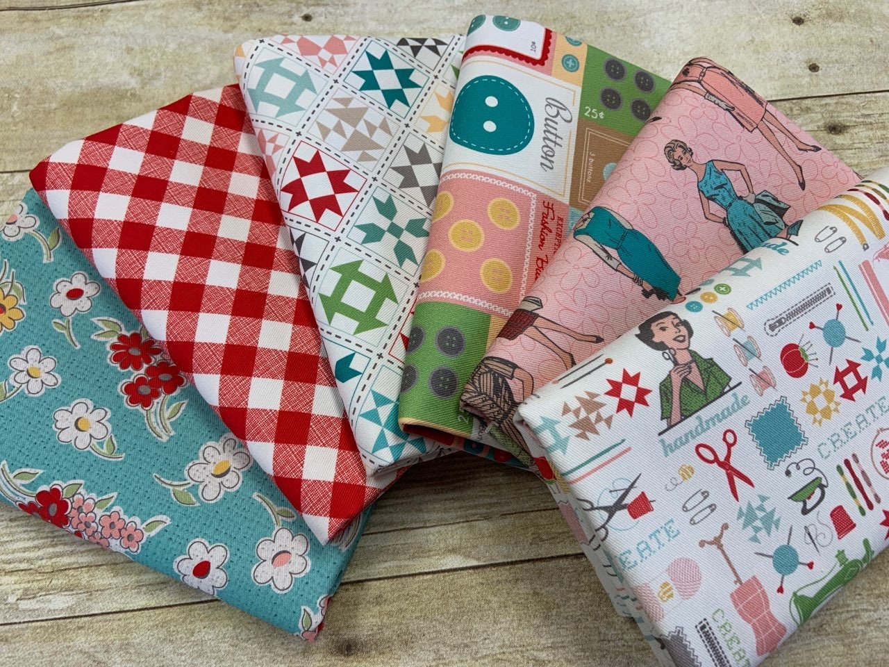 My Happy Place by Lori Holt Gingham Red 57/58" HD9315 RED Cotton Home Deco Weight Fabric